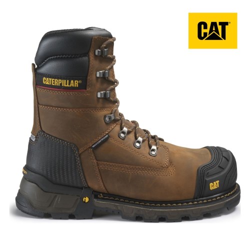 Caterpillar Excavator XL 8" WP TX CT CSA Werkschoenen Heren DonkerBruin (SKWQ.NL)